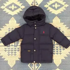 【お取り置き中/18時迄】ラルフローレン ダウンジャケット ネイビー 90サイズ