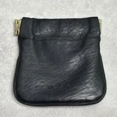 SOMES ソメス　コインケース　小銭入れ　メンズ　ブラック　黒のサムネイル