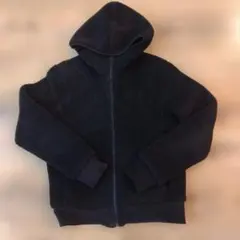UNIQLO　ブロックテックフリースボアパーカー 黒　М
