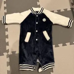 ロンパース・カバーオール ネイビー 60-70cm