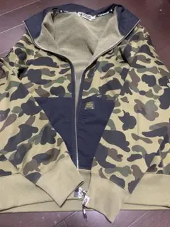 AAPE BY A BATHING APE カモフラ ジップパーカー - メルカリ