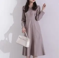 PROPORTION プロポーション　パールキーネックマーメイドワンピース