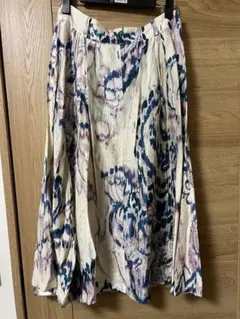DRIES VAN NOTEN シルクスカート36のサムネイル