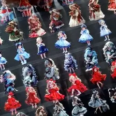 nene 様 リトル ガール ストーリー PET ロール シール 6種 切り売り