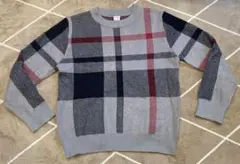チェック柄セーター130センチ