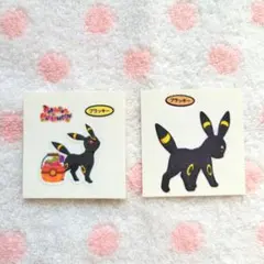 ☆ ブラッキー set ☆　ポケモン　デコキャラシール　ハロウィン　2024