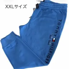 大人気★Tommy Hilfiger日本未入荷色のサイドロゴ入りスウェットパンツ