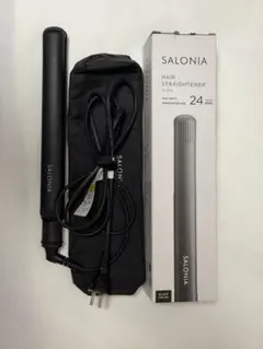 SALONIA ストレートヘアアイロン 24mm ブラック