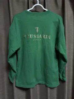【TRUSSARDI★150cm】長袖トレーナー キッズ 緑 トラサルディ