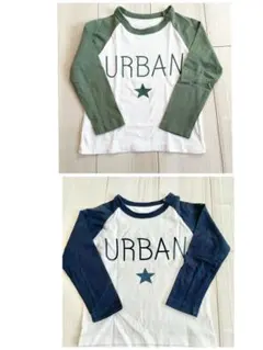 長袖　ラグランTシャツ 2色セット