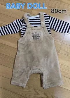 BABY DOLL☆ロンパース＆サロペットセット　80cm