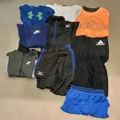 Mizuno アンダーアーマー adidas NIKE キッズ　 上下　10点