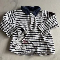ミッキーマウス ストライプ Tシャツ