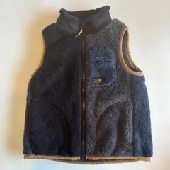BREEZE ボアベスト　ネイビー　ブラック　グレー　120cm ポケット付