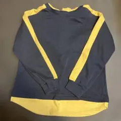 GU パーカー 150 ネイビー/イエロー