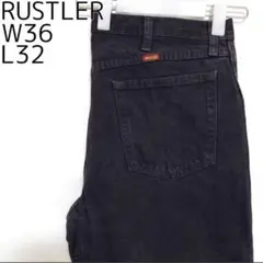 RUSTLER ブラックデニム W36 L32