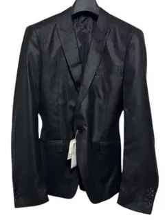 新品NICOLE CLUB FOR MEN ストライプテーラードジャケット　光沢