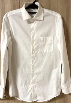 UNIQLO スーパーノンアイロンスリムシャツ/セミワイド　長袖