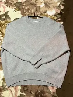 大きいサイズ GU スウェットライクニット オーバーサイズプルオーバー 3XL