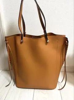 トートバッグ　A4　茶色