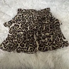 ヒョウ柄 ミニスカート Mサイズ