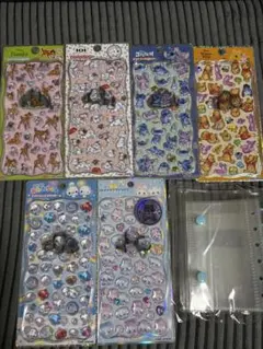 プチドロップステッカー ディズニー あわわちゃん ベリーベリー　シール帳　セット