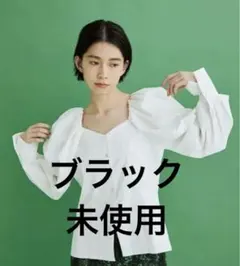 ADAM ET ROPÉ FEMME スクエアネックブラウス