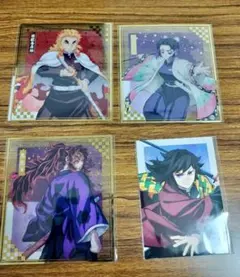 鬼滅の刃　クリア色紙　ブロマイド　セット