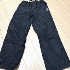 CONVERSE ブラック カーゴパンツ 裏起毛1126番L