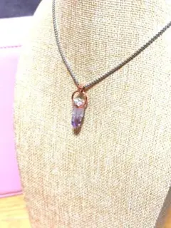 ベラクルスアメジスト 紫水晶 クラスター 天然石 原石 鉱物 標本 N1