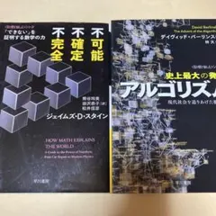 アルゴリズム、不可能性 不確定性 不完全性