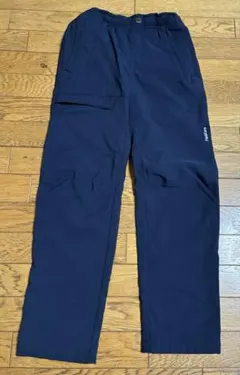 ワークマン　エアロストレッチ　ウォームクライミングパンツ　130 ネイビー　①