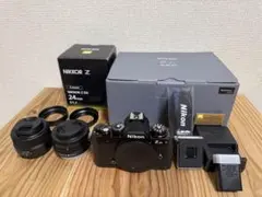 【美品】Nikon Zfc 本体レンズ2種等 まとめ売り ニコン ミラーレス一眼 Zf 40mm f/2(SE)レンズキット f/2(SE)LK 1個