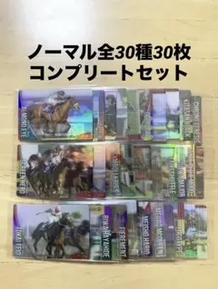 ノーマル全30種30枚コンプリートセット　サラブレッドホースコレクション