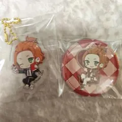 ツイステ ケイト 缶バッジ アクリルキーホルダー