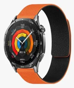 【新品】Apple Watch2色両用 バンドマグネット 簡単装着 橙・黒