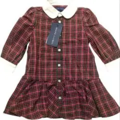 新品未使用❤Ralph Lauren チェック柄ワンピース 80cm ワンピース