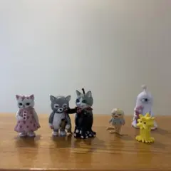 ヒグチユウコ フィギュアマスコット ガチャガチャ カプセルトイ 5種セット