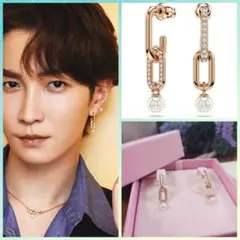 Swarovski Constella ドロップピアス スワロフスキー 渡辺翔太