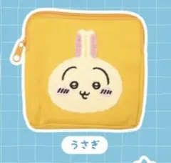 ちいかわ　ガチャガチャ　もこもこポーチ　うさぎ
