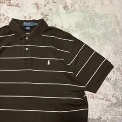90's ラルフローレン Ralph Lauren ボーダーポロシャツ XL