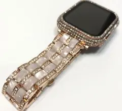 アップルウォッチ ステンレスベルト Apple Watchバンド　キラキラ　2r