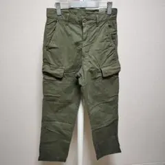 ユニクロ　カーゴパンツXS　カーキ