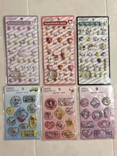 ぷくぷくシール ウォーターシール　スヌーピー 6点セット