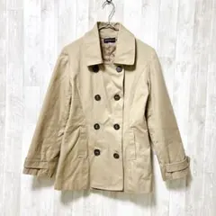 マウスバレー　コート　ジャケット　ショート丈　ベージュ 綿100% オフィス　春