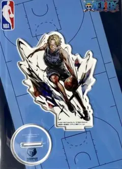 ワンピース ベースショップ NBA アクリルスタンド ロー ウォーリアーズ
