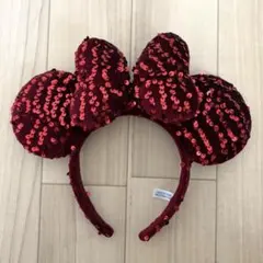 ミニーマウスカチューシャ(スパンコール)