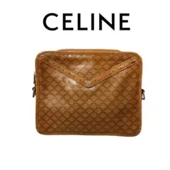 CELINE レザー ショルダーバッグ