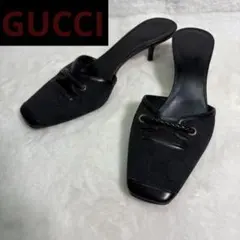 GUCCI ハラコ サンダル ボルドー ゴールド金具 - メルカリ