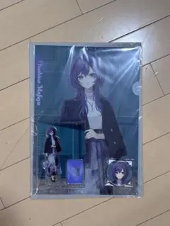 プロセカ 朝比奈まふゆ ZOZO アクリルスタンド 缶バッジ クリア